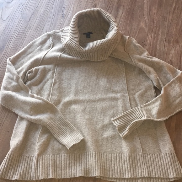 Ann Taylor Sweaters - Taupe Ann Taylor sweater - cowl neck - swing M